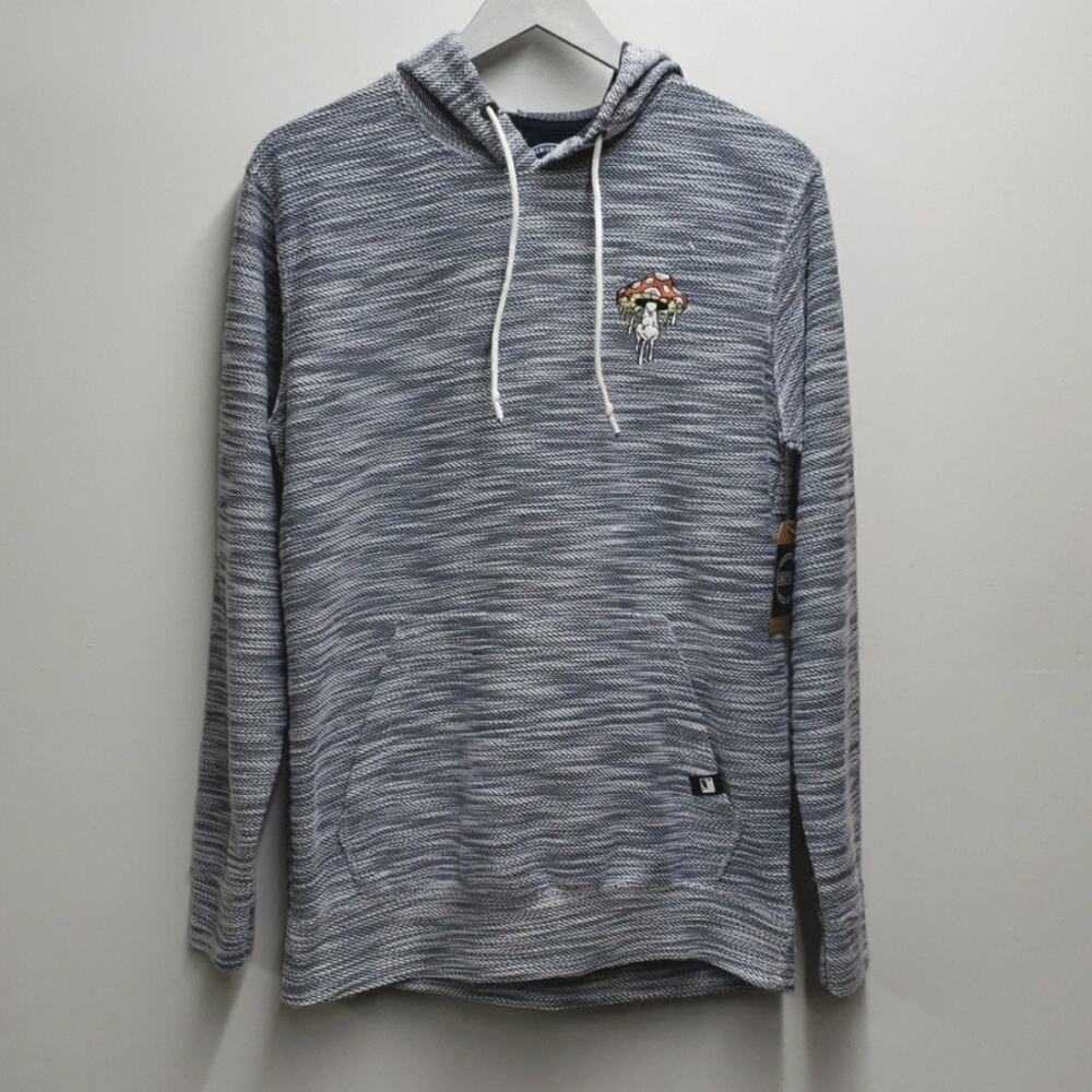 Dikotomy Embroidered Mushroom Hoody Sweater Men's Medium